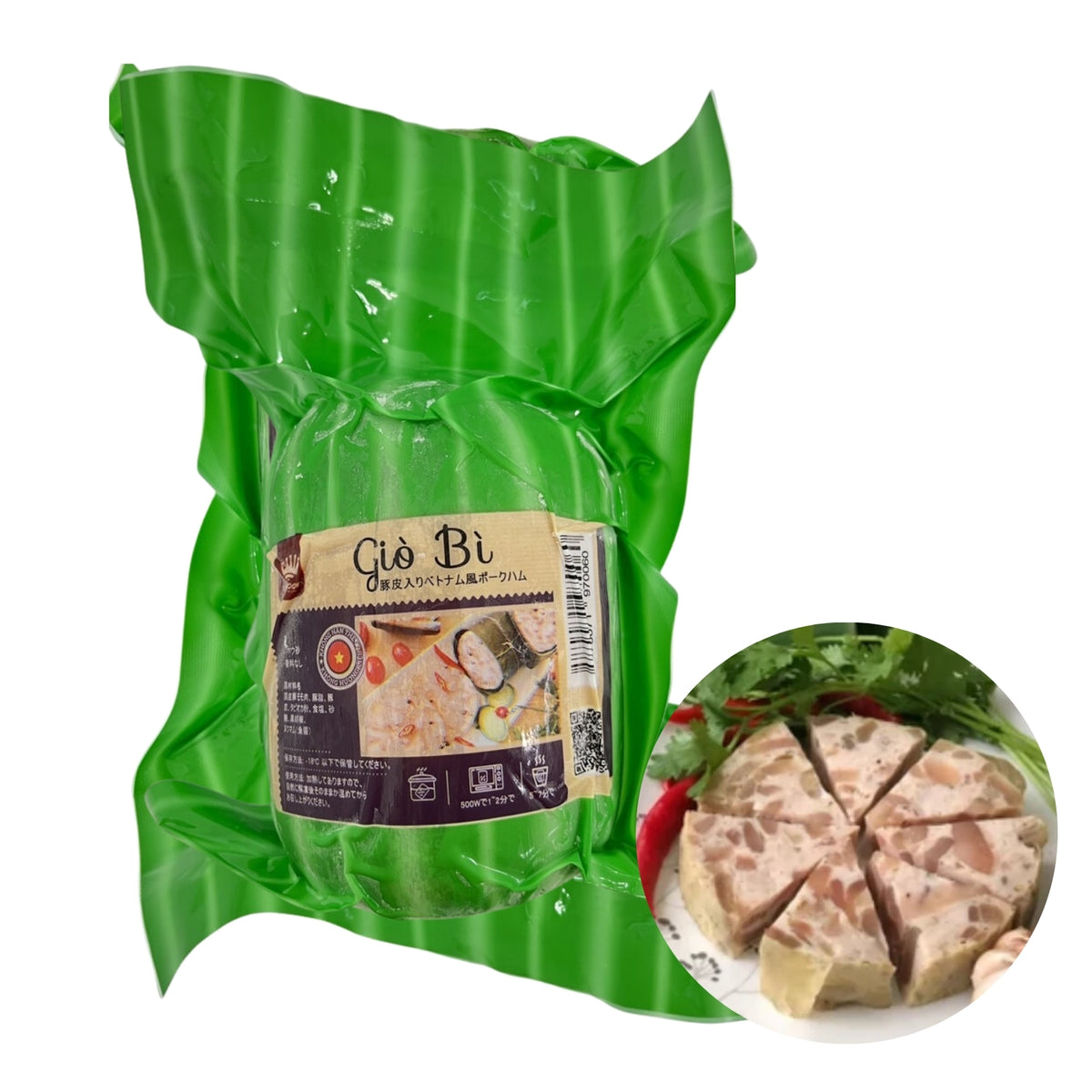 Vietcook ベトナム風ハム（皮入り）400g - Giò bì – Vimishop