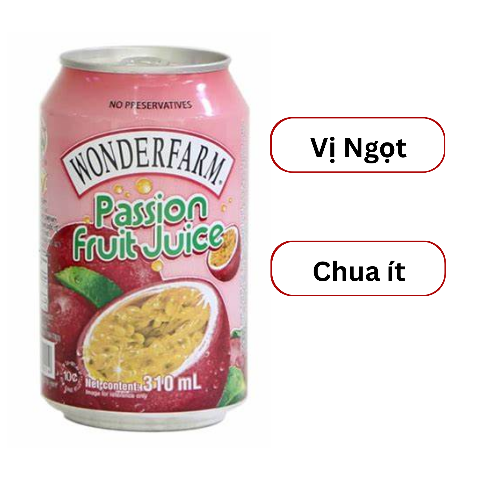 Wonderfarm パッションフルーツジュース310ml