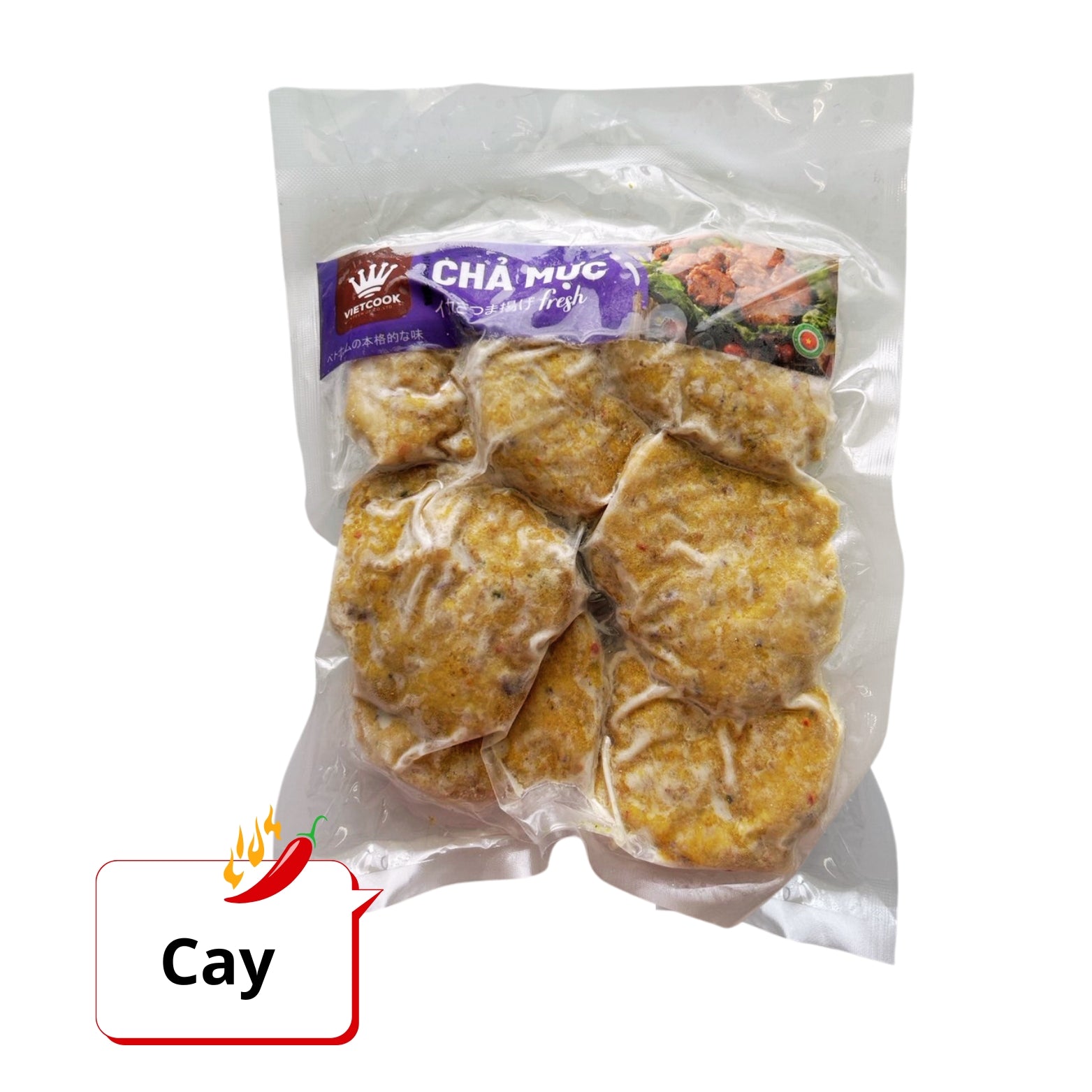 Vietcook 冷凍イカさつま揚げ 450g