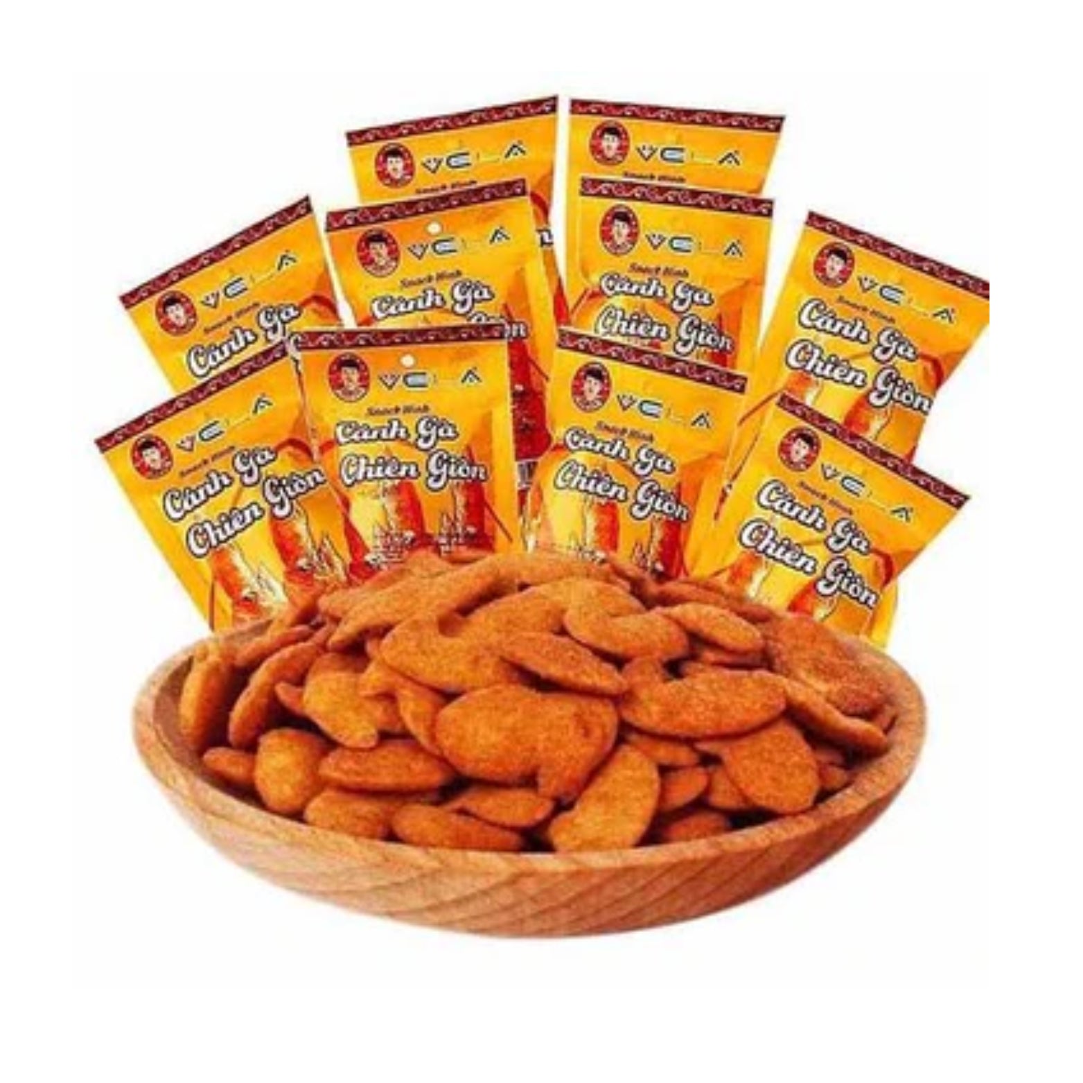 Ăn vặt - Snack hình Cánh gà chiên giòn 26g