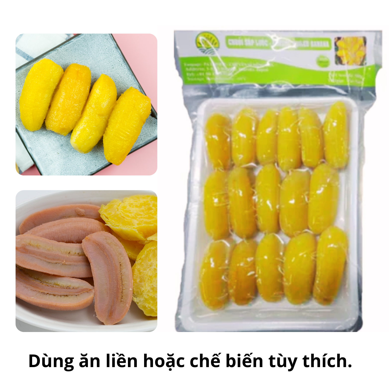 Trái Chuối sáp luộc 500g