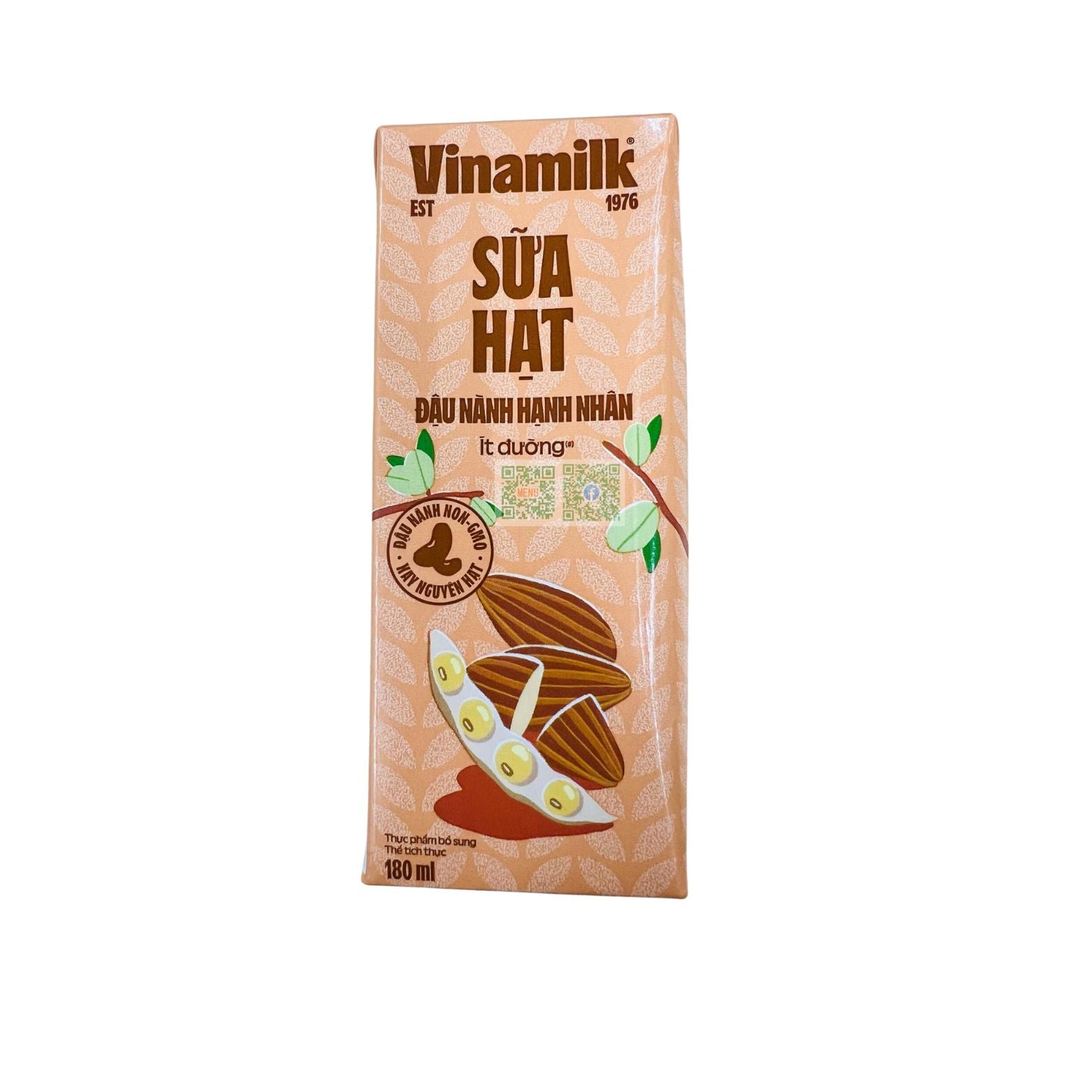 Vinamilk 豆乳飲料（アーモンド味）180ml