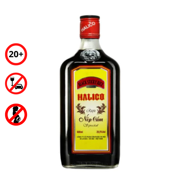 Halico 黒いもち米酒29,5% 600ml