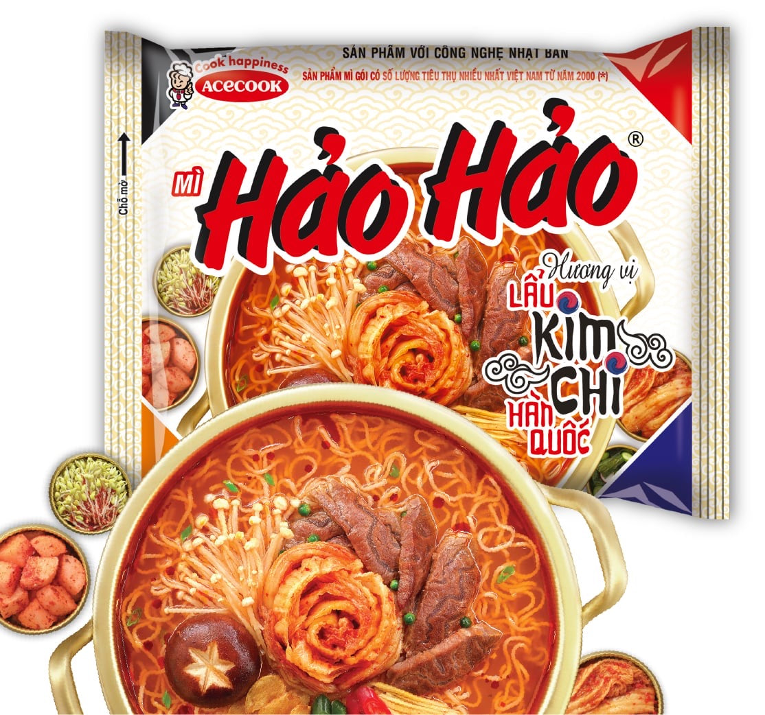 ハオハオ麺 - キムチ鍋風味の麺