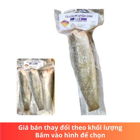 Cá-lóc nguyên con không đầu
